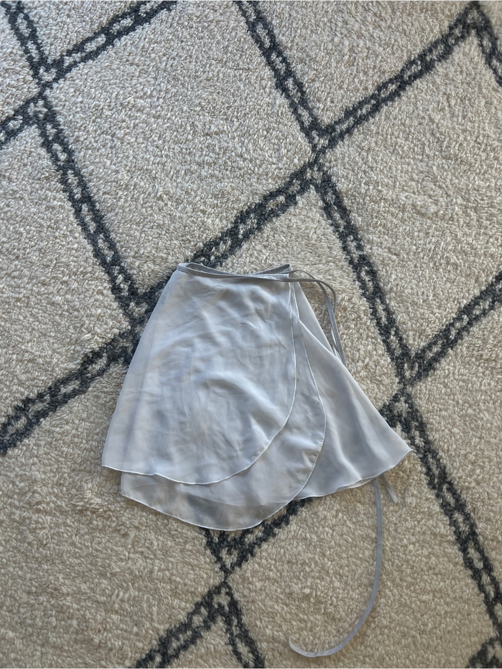 White Wrap ballet Skirt - Women's Elegant Layered Silhouette